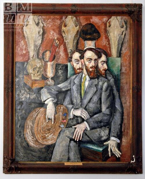 Машков<br>Портрет художника Адольфа Израилевича Мильмана1916-1917