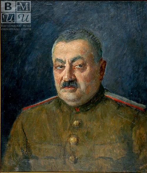 Портрет полковника медицинской службы Петра Михайловича Матусова. 1943