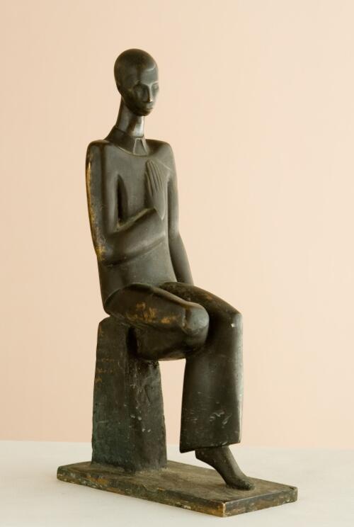Харитонов Р.П.<br>Фигура. Вьетнамский скульптор<br>1975 год<br>Бронза, литьё