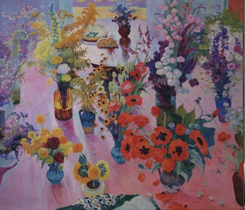 Зардарян Оганес Мкртичевич (1918-1992).<br>Весенние цветы.<br>1957<br>Холст, масло