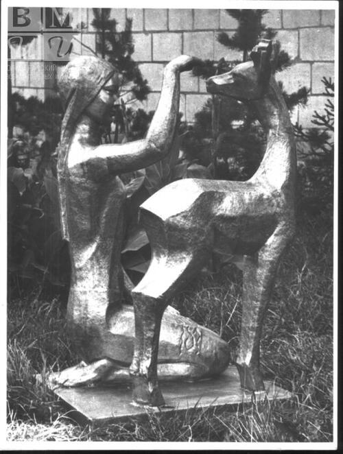 Парковая скульптура кованный алюминий