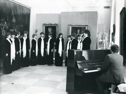 1986. Концерт ансамбля «Конкордия». Второй зал