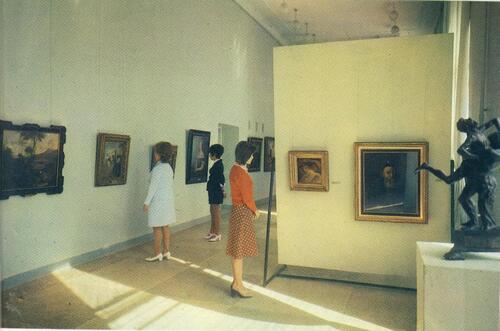 1983. Экспозиция западноевропейского искусства. Первый зал.