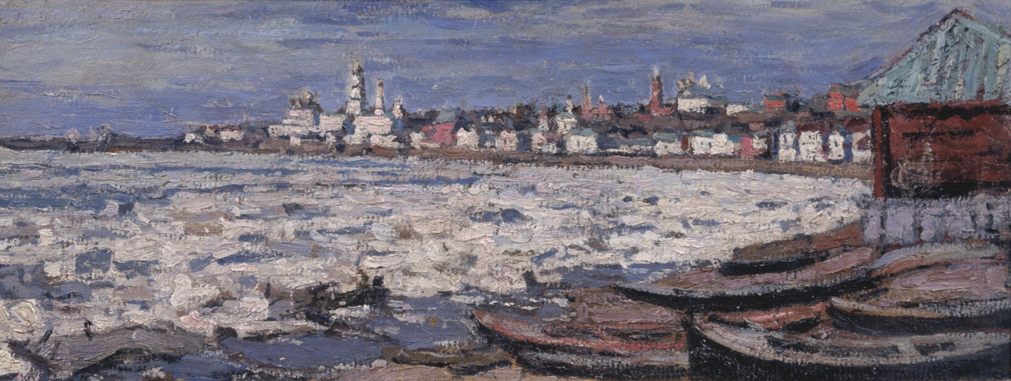 Петровичев (1874—1947)—«ледоход на Волге