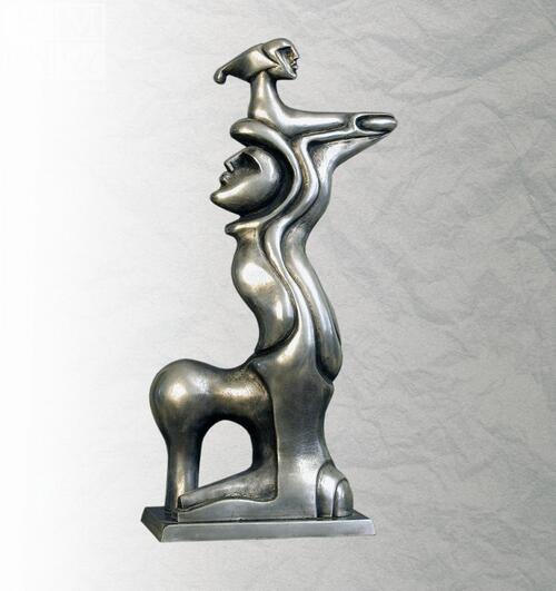 Соломея<br>55x22x16 см алюминий, 1997 г.<br>Salome<br>55x22x16 cm aluminium, 1997