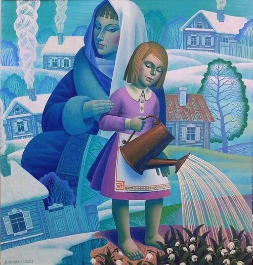 Весна.<br>Холст, масло.<br>2024.