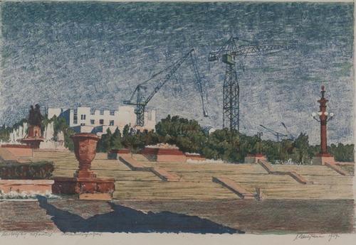 Гагарина Л.И.<br>Волгоград строится. 1959