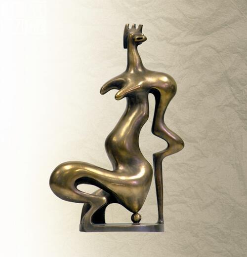 Принцесса на горошине 39х25х 11 см бронза, 2005 г. The Princess and the Pea 39x25x11 cm bronze, 2005