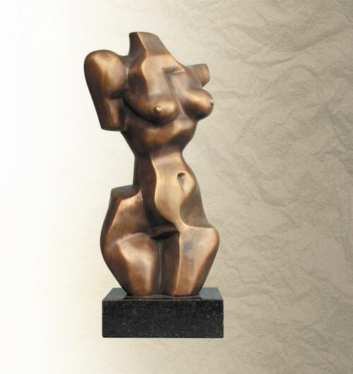 Женский торс 42х17х15 см бронза, 2003 г. Woman#039;s torso 42 x 17 x 15 cm bronze, 2003