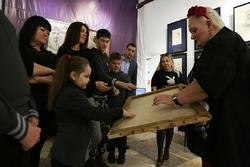 Солнышко с сердечным приветом заглянуло в музей Машкова